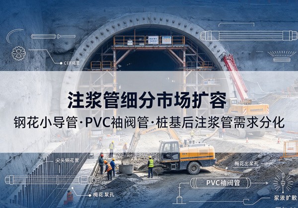 渝北区注浆管细分市场扩容，隧道钢花小导管、PVC 袖阀管、桩基后注浆管需求分化